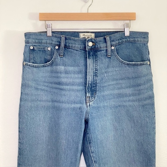 Madewell Perfect Vintage Straight Jean High Waist Heritage Stretch Denim Hoye 32 - Picture 7 of 15